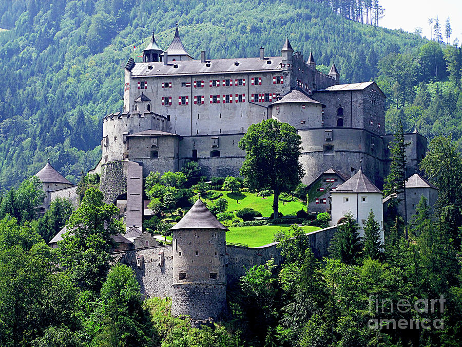 Schloss Hohenwerfen - Austria #1 Digital Art by Joseph Hendrix