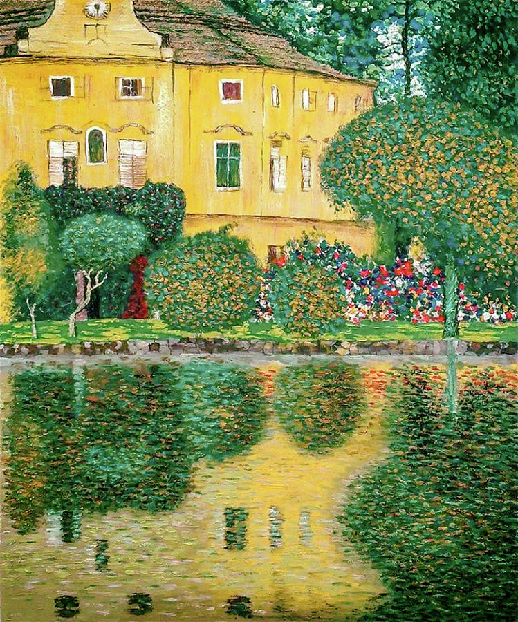 Schloss Kammer on the Attersee IV Painting by Joseph S Giacalone - Fine ...