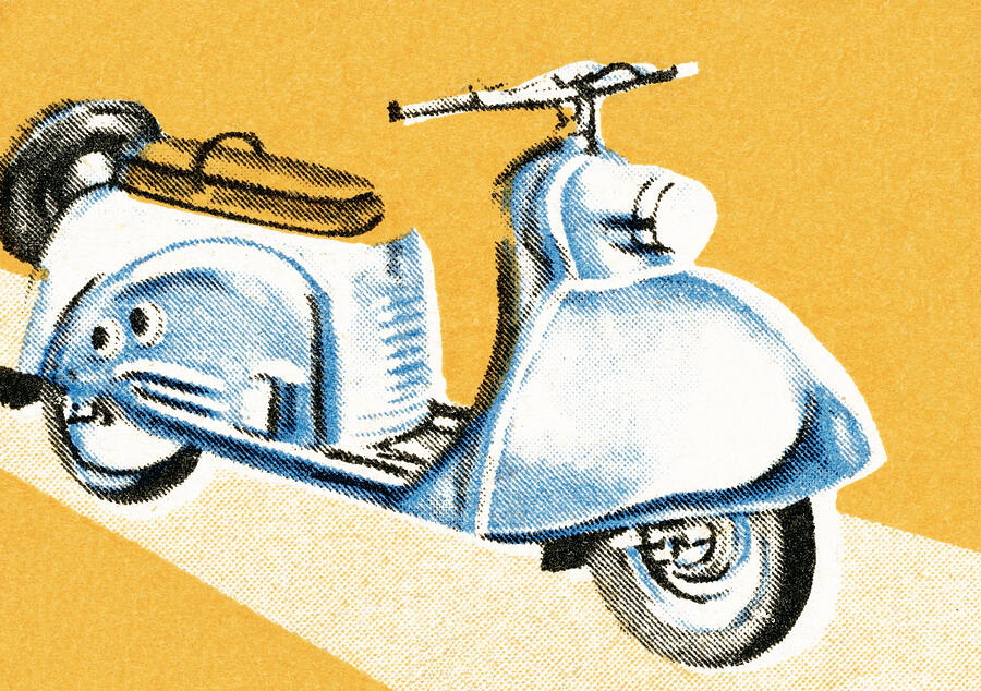 Scooter #1 Drawing by CSA-Printstock