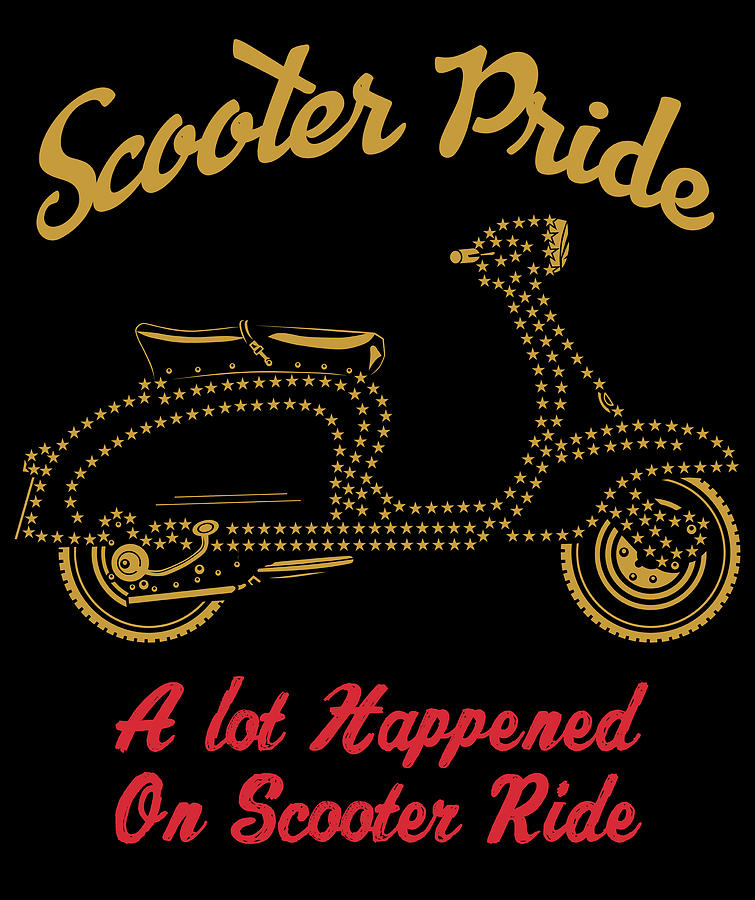 Scooter Pride #1 Digital Art by Long Shot