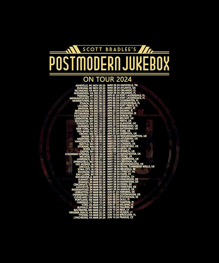 Scott Bradlee's Postmodern Jukebox On Tour 2024 1 Digital Art by