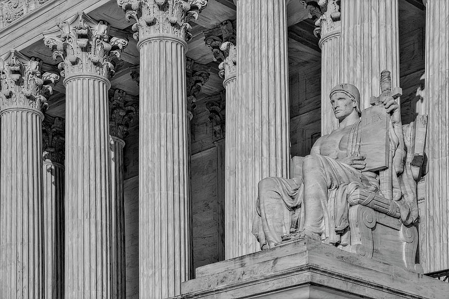 Architecture Photograph - SCOTUS Authority Of Law #1 by Susan Candelario
