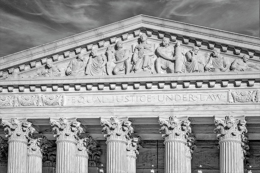 SCOTUS Equal Justice II #1 Photograph by Susan Candelario