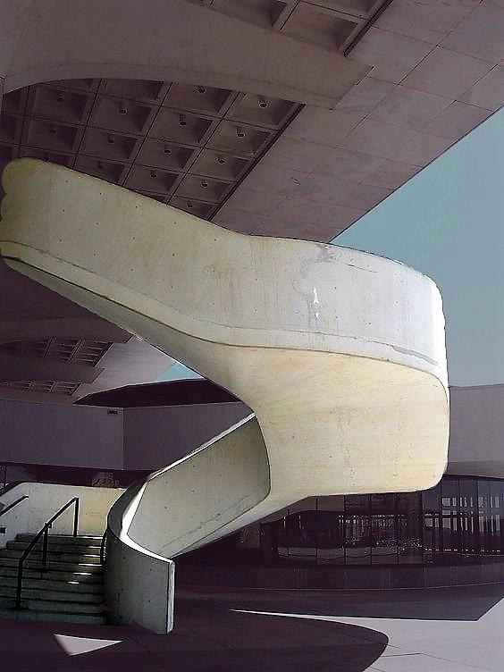 sculptured Staircase Photograph by Roger Swezey