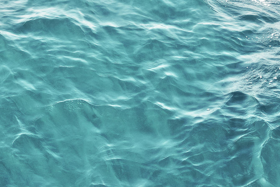 Sea surface blue . Photograph by Anucha Sirivisansuwan