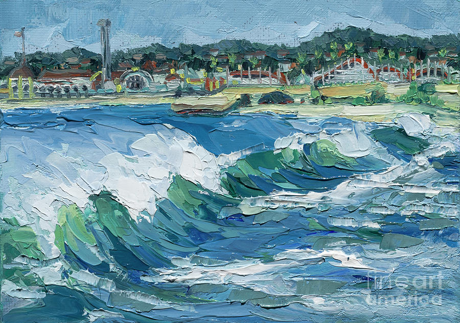 Seabright Wave, 2021 Painting by PJ Kirk