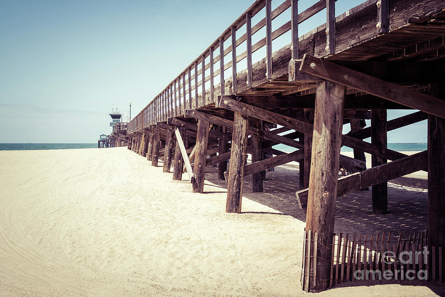 Seal Beach Pier Coastal California Photo #1 Photograph by Paul Velgos