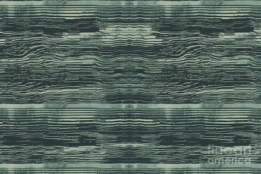 Vintage Painting - Seamless Faded Horror Green Retro Vhs Scanlines Or Tv Signal Static Noise Pattern Television Screen Or Video Game Pixel Glitch Damage Background Texture Vintage Analog Grunge Dystopiacore Backdrop #1 by N Akkash