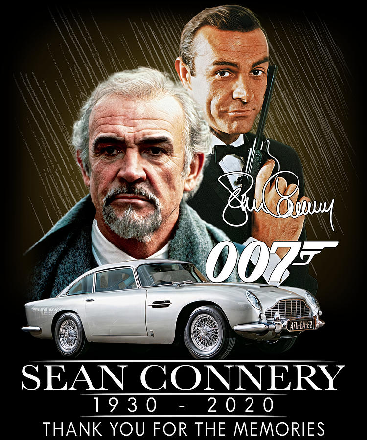 Sean Connery 007 1930 2020 Thank You For The Memories Digital Art by ...