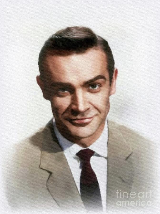 Sean Connery, Actor Painting by John Springfield - Fine Art America