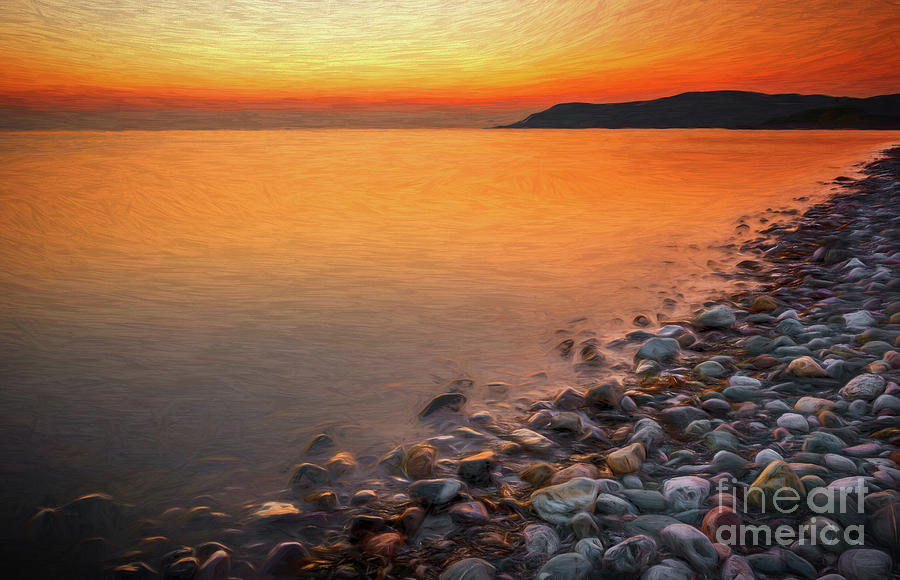Seashore Sunset #1 Photograph by Adrian Evans
