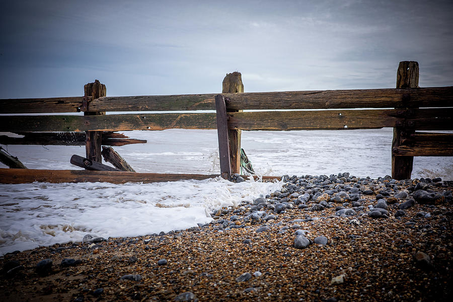 Seaside groynes #1 Photograph by Chris Yaxley