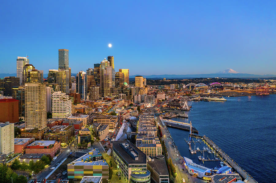 Seattle Downtown Waterfront Photograph by Jason Greer - Fine Art America