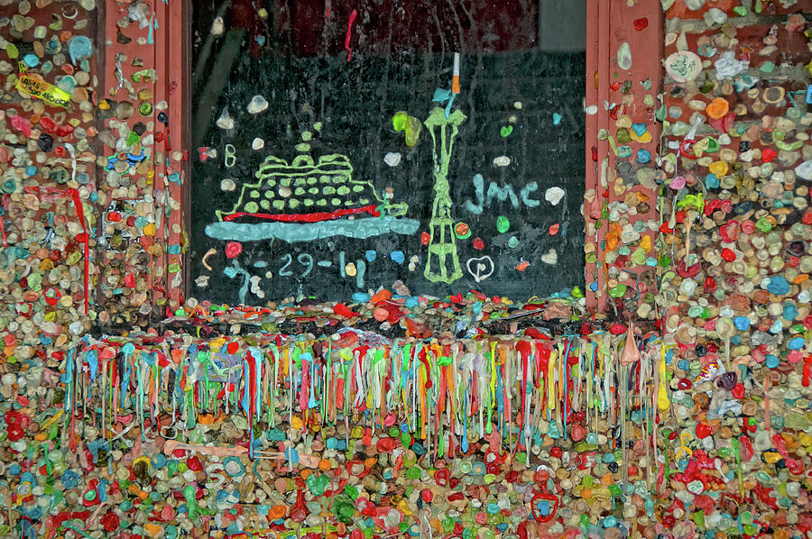 Seattle Public Market Gum Wall Digital Art by Carol Ailles - Fine Art ...