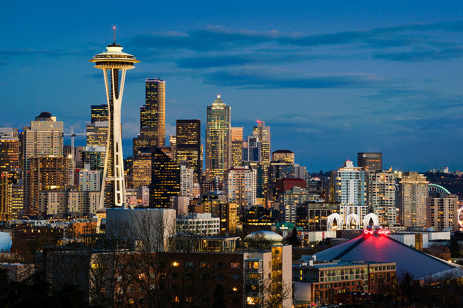 Seattle Skyline #1 Photograph by Edmund Lowe Photography