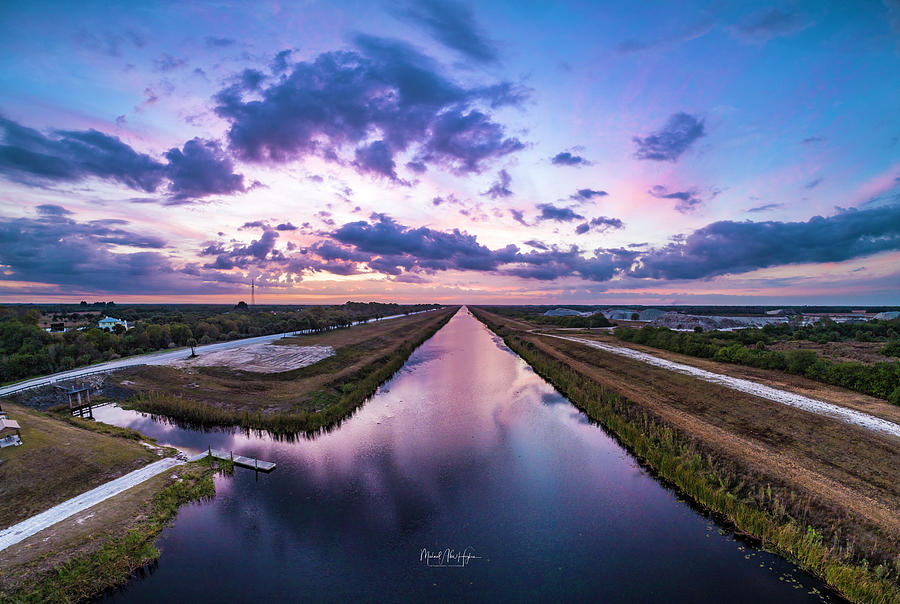 Sebastian River Sunset #1 Photograph by Veterans Aerial Media LLC Sebastian River Sunset #1 Photograph by Veterans Aerial Media LLC