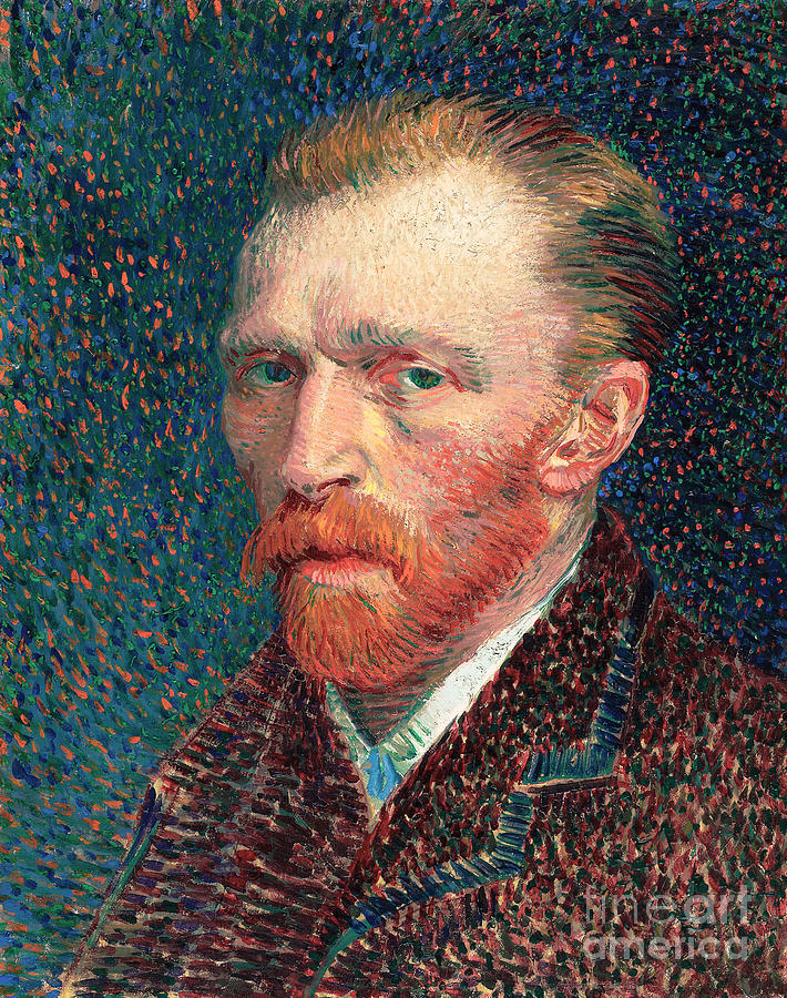 Self-Portrait, 1887, Vincent Van Gogh #1 Painting by Kithara Studio
