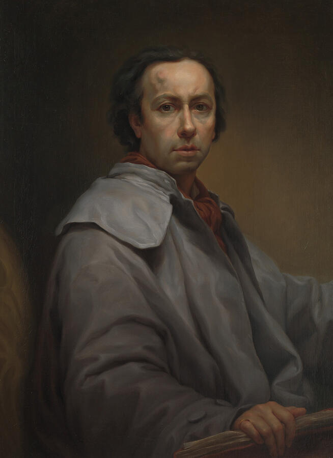 Self-Portrait #1 Painting by Anton Raphael Mengs