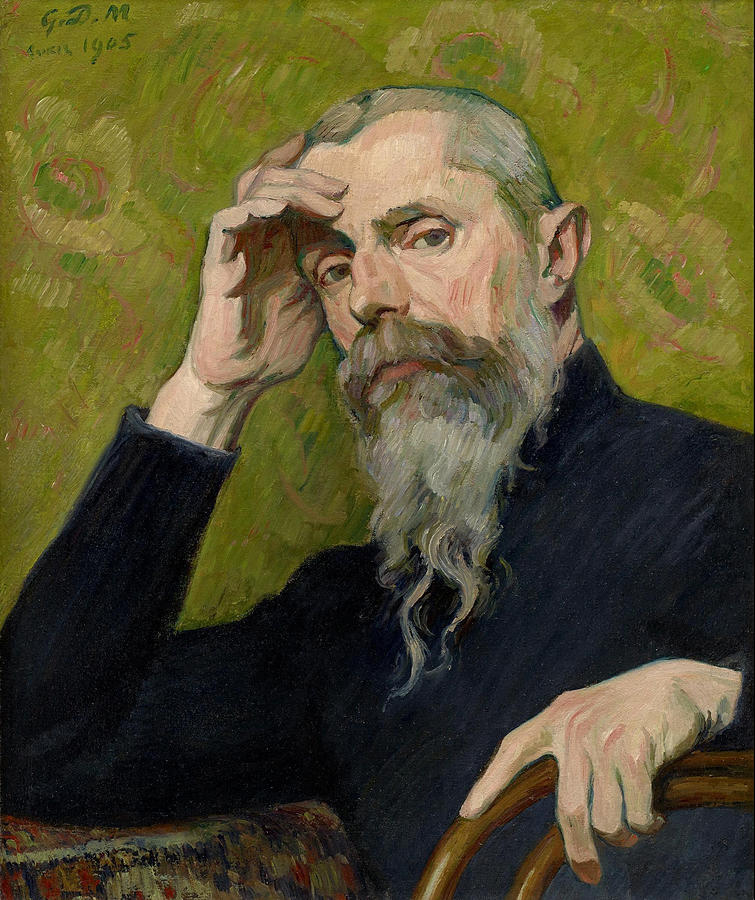 American Impressionism Painting - Self-Portrait #2 by George-Daniel de Monfreid