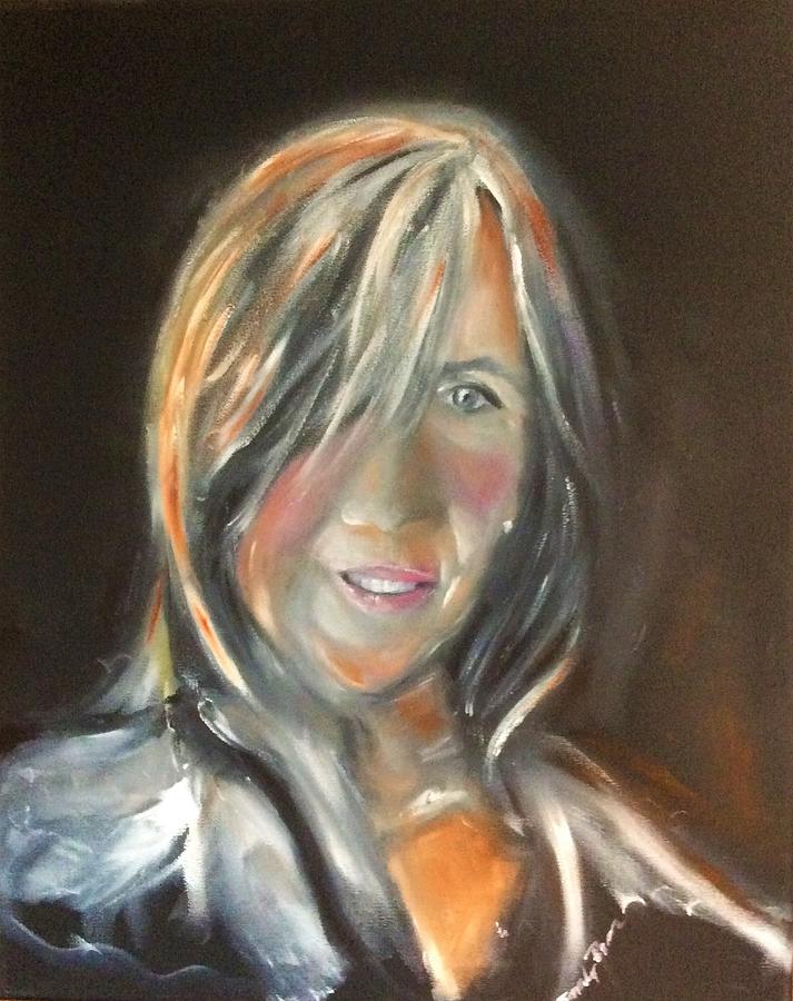 Portrait Painting - Self Portrait #1 by Sandy Ryan