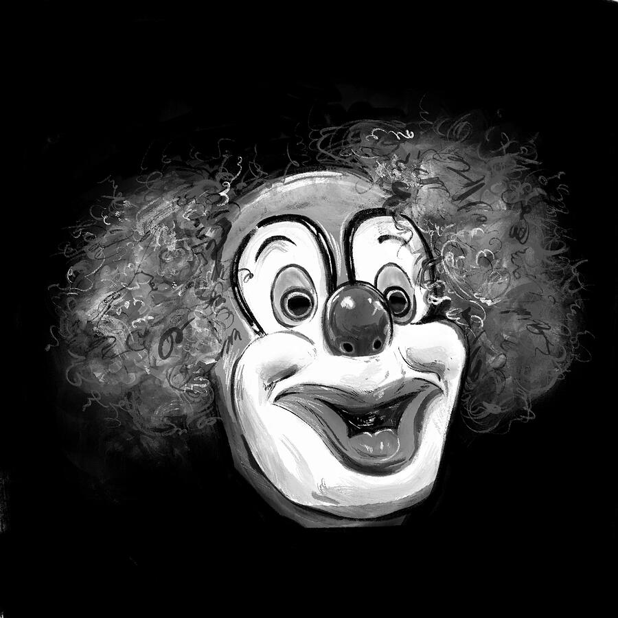 Send in the Clowns #1 Painting by Hannah Hill Send in the Clowns #1 Painting by Hannah Hill