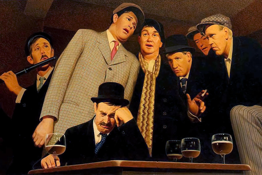 Sign Painting - Sentimental Ballad by Grant Wood by Mango Art