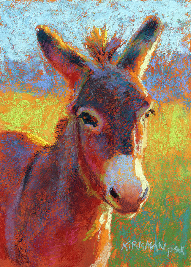 Donkey Pastel - Serrano #1 by Rita Kirkman