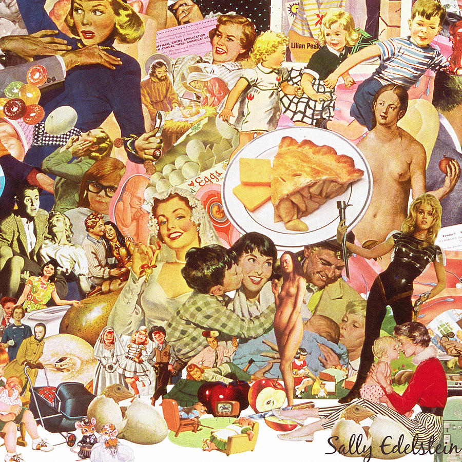 Sexism As American As Apple Pie  Mixed Media by Sally Edelstein