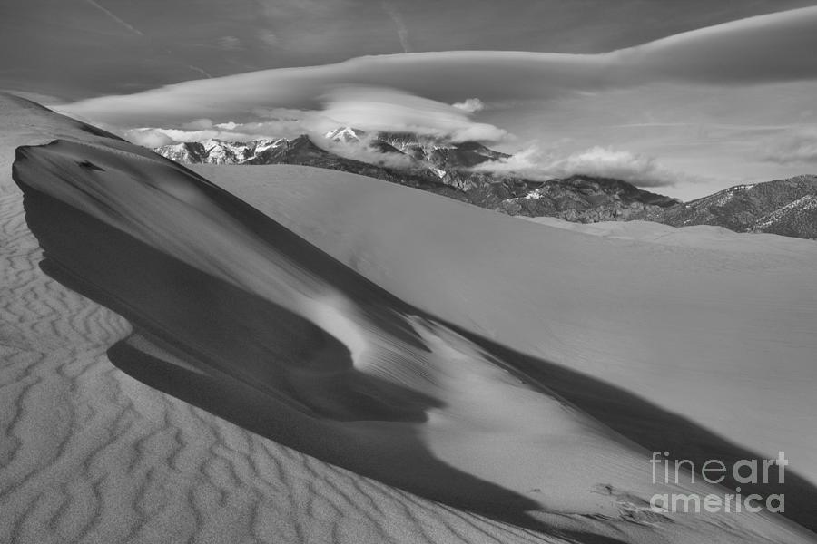 Shadows In The Colorado Great Dunes #1 Photograph by Adam Jewell