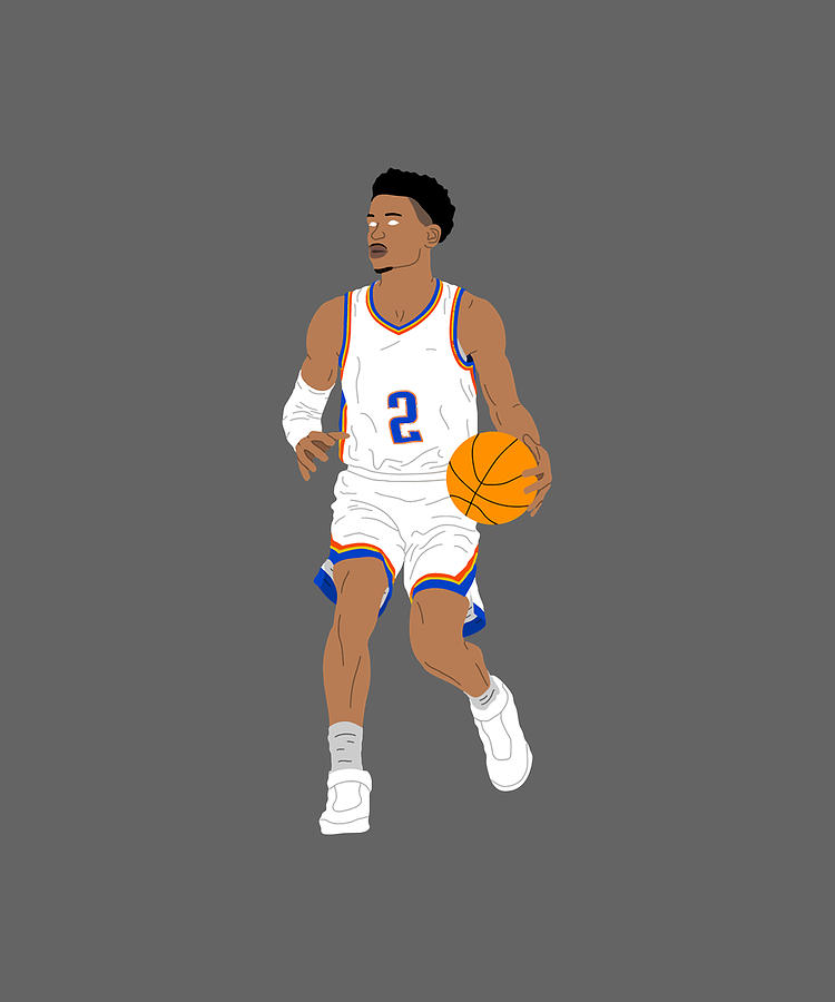 Shai Gilgeous-Alexander OKC Basketball Digital Art by Kha Dieu Vuong ...