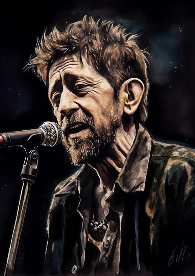 Shane MacGowan Digital Art by Dieu Vuong Kha - Fine Art America