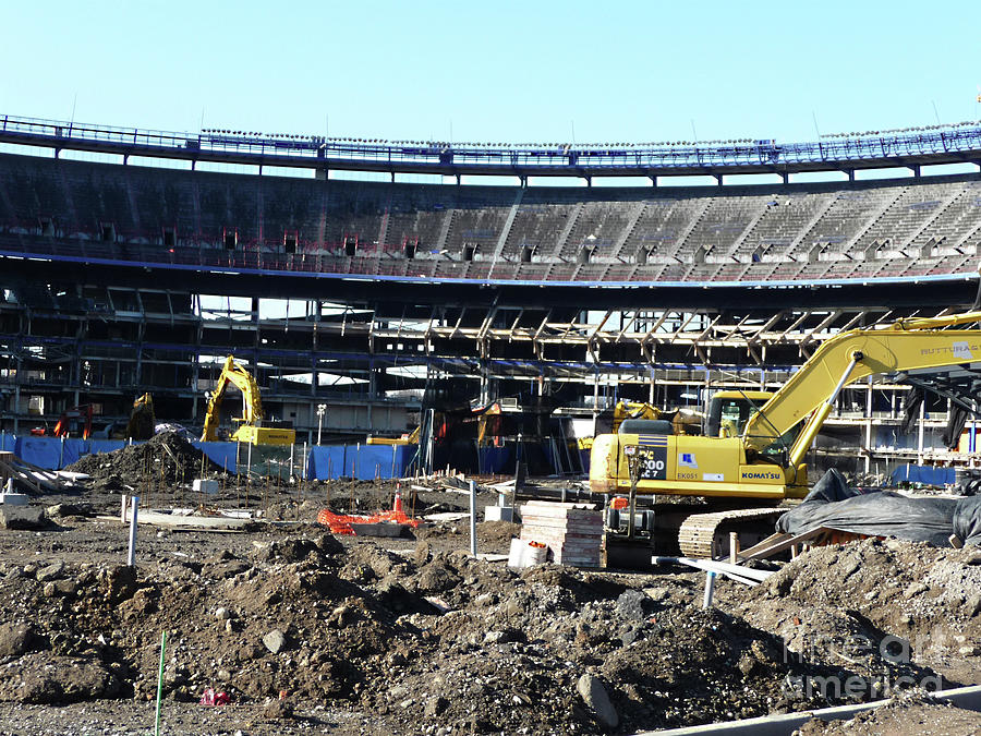 Shea Stadium Demolition #1 Photograph By Steven Spak - Pixels