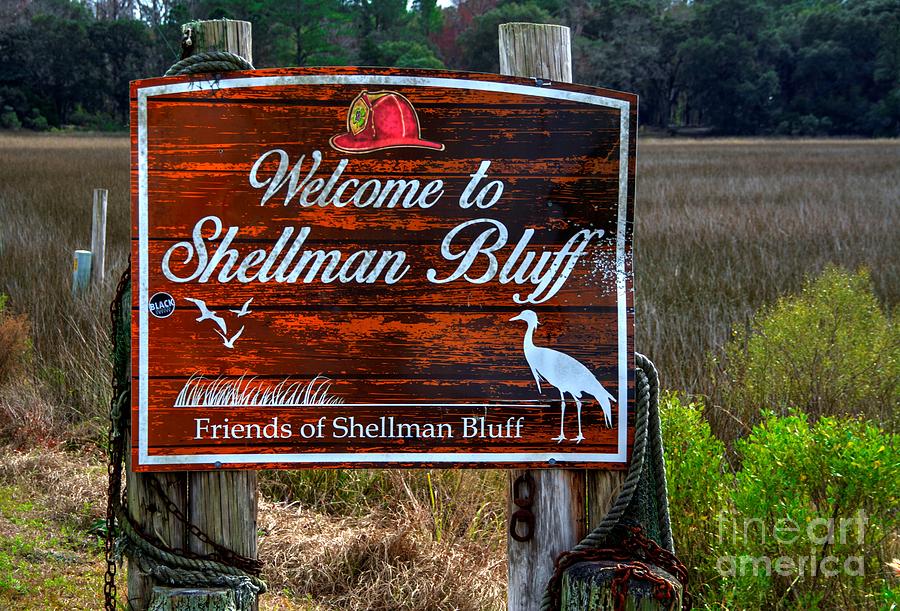 Shellman Bluff Welcome Photograph by Paul Lindner - Pixels