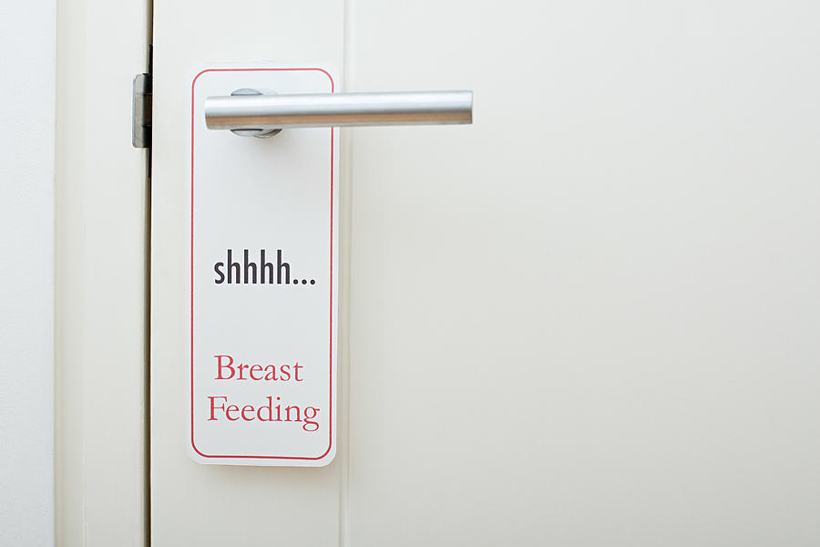 Shhhh breast feeding sign #1 Photograph by Image Source