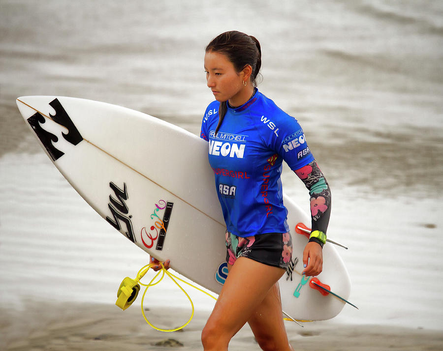 Shino Matsuda Japanese Surfer Girl #1 Photograph by Waterdancer