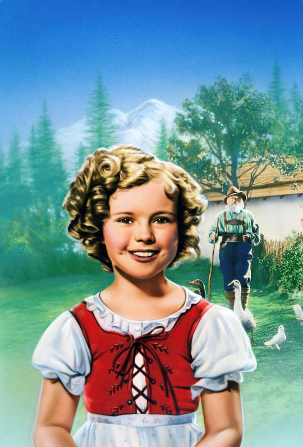 Shirley Temple Photograph - SHIRLEY TEMPLE in HEIDI -1937-, directed by ALLAN DWAN. #1 by Album