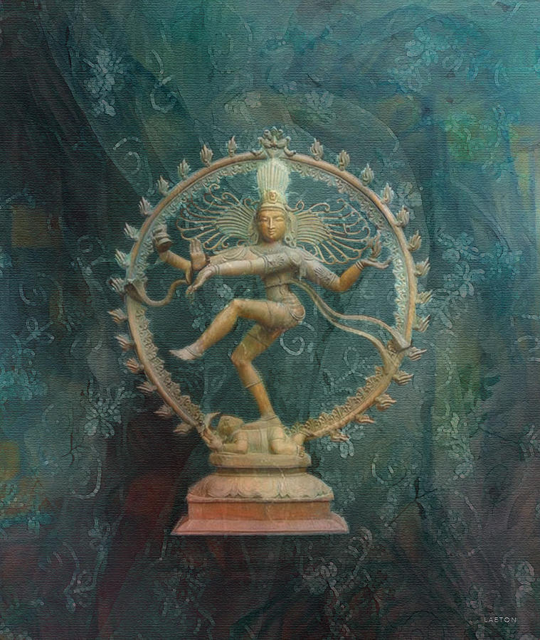 Shiva Nataraja #1 Digital Art by Richard Laeton