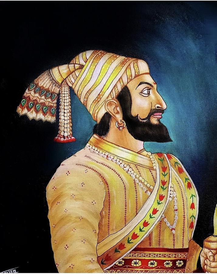 Shivaji Maharaj Painting by Anurag Ghorpade - Fine Art America