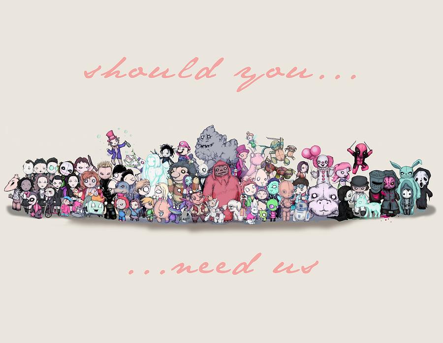 Super Drawing - Should You Need Us by Ludwig Van Bacon Super Drawing - Should You Need Us by Ludwig Van Bacon
