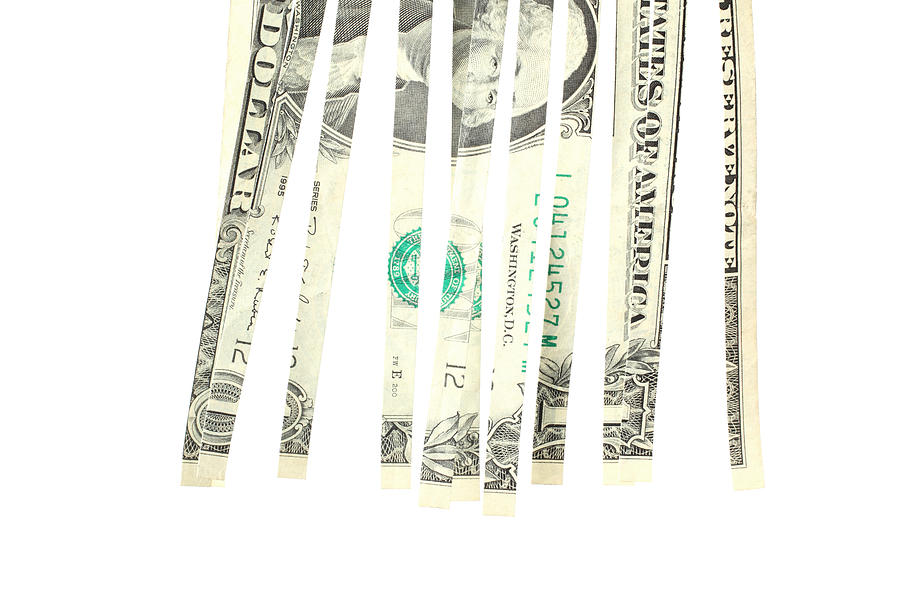 Shredded Money #1 Photograph by Blackred