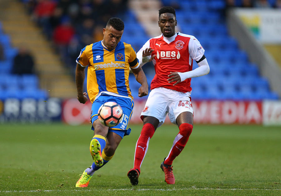 Shrewsbury Town v Fleetwood Town - The Emirates FA Cup Second Round #1 Photograph by Catherine Ivill - AMA