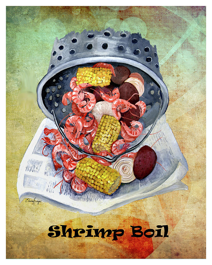 Shrimp Boil Painting