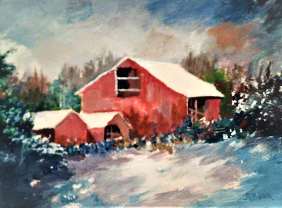 Signs of Winter Painting by Al Brown