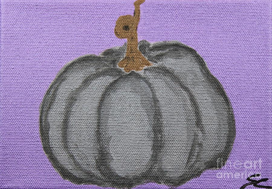 Silver Halloween 2 Painting by Stefania Caracciolo