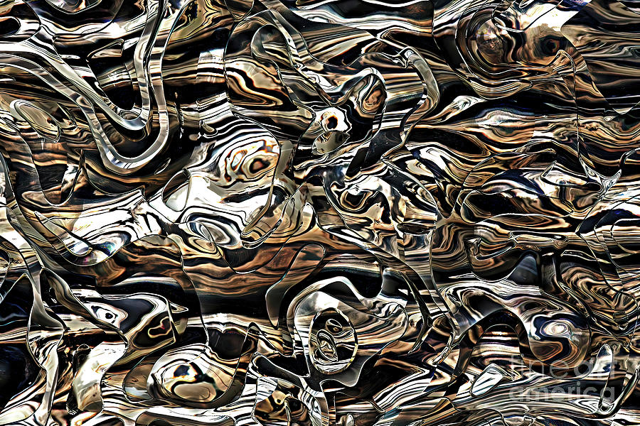 Silver linings #2 Digital Art by Jolanta Anna Karolska