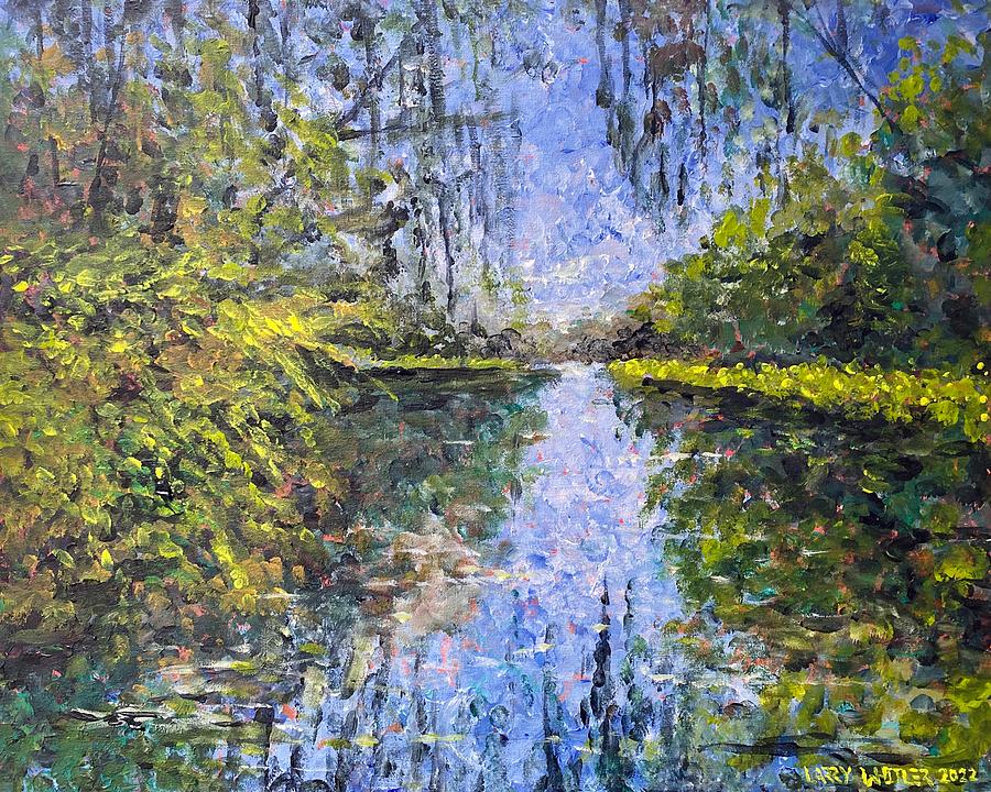 Silver River  #1 Painting by Larry Whitler