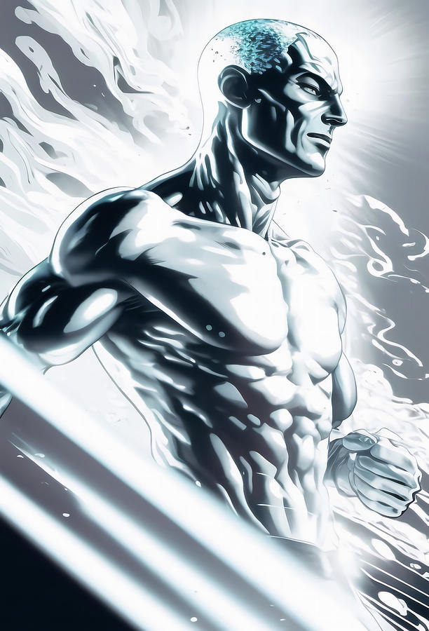 Silver Surfer Digital Art by Creationistlife - Fine Art America