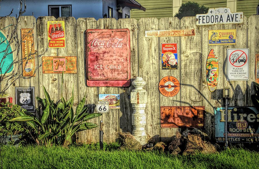 Signs of the Times Past Photograph by Barbara Snyder