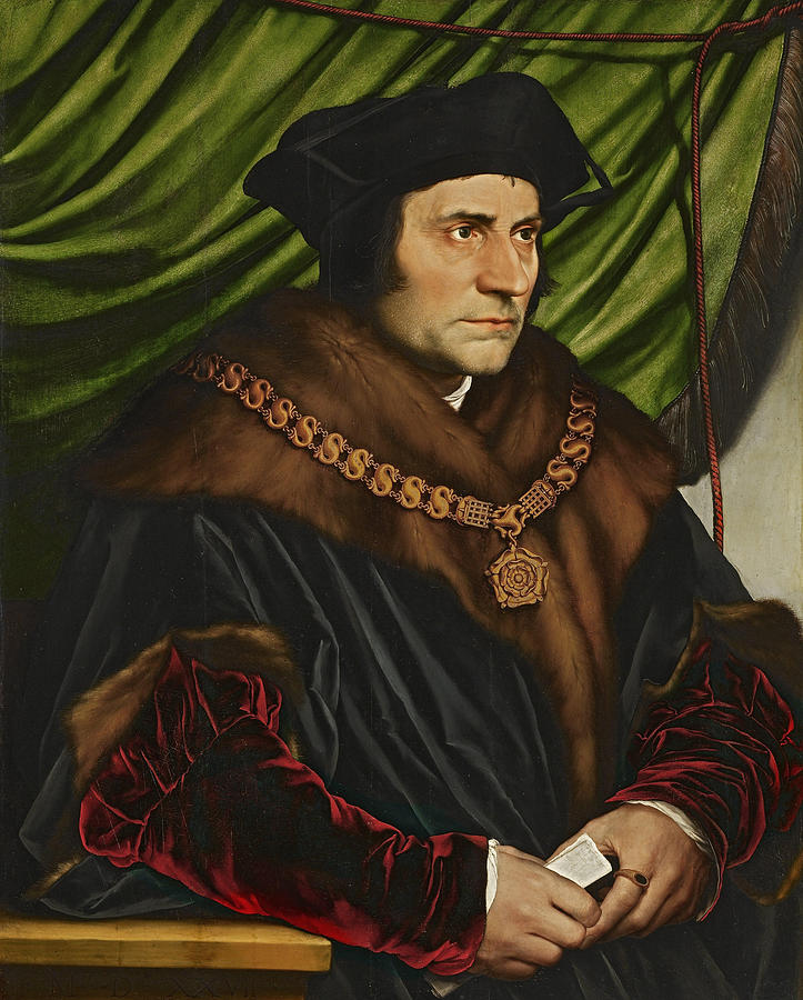 Hans Holbein The Younger Painting - Sir Thomas More  #1 by Hans Holbein the Younger