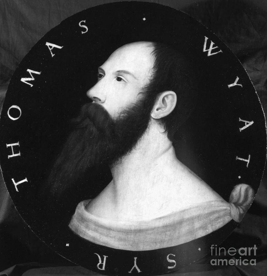 Sir Thomas Wyatt #1 Painting by Hans Holbein the Younger